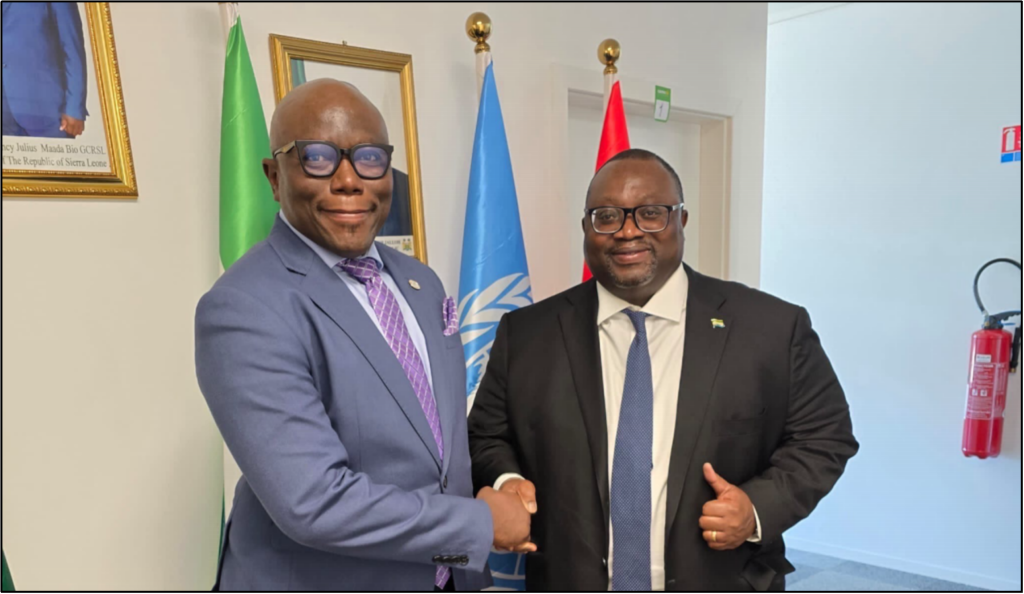 NaCSA Commissioner Meets Sierra Leone Mission in Geneva