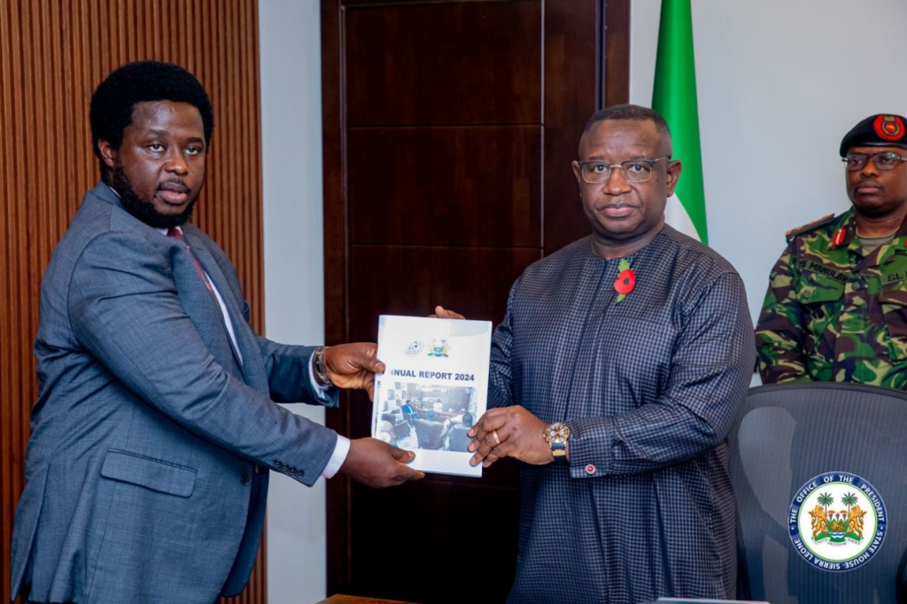 President Bio receives ACC 2024 Annual Report