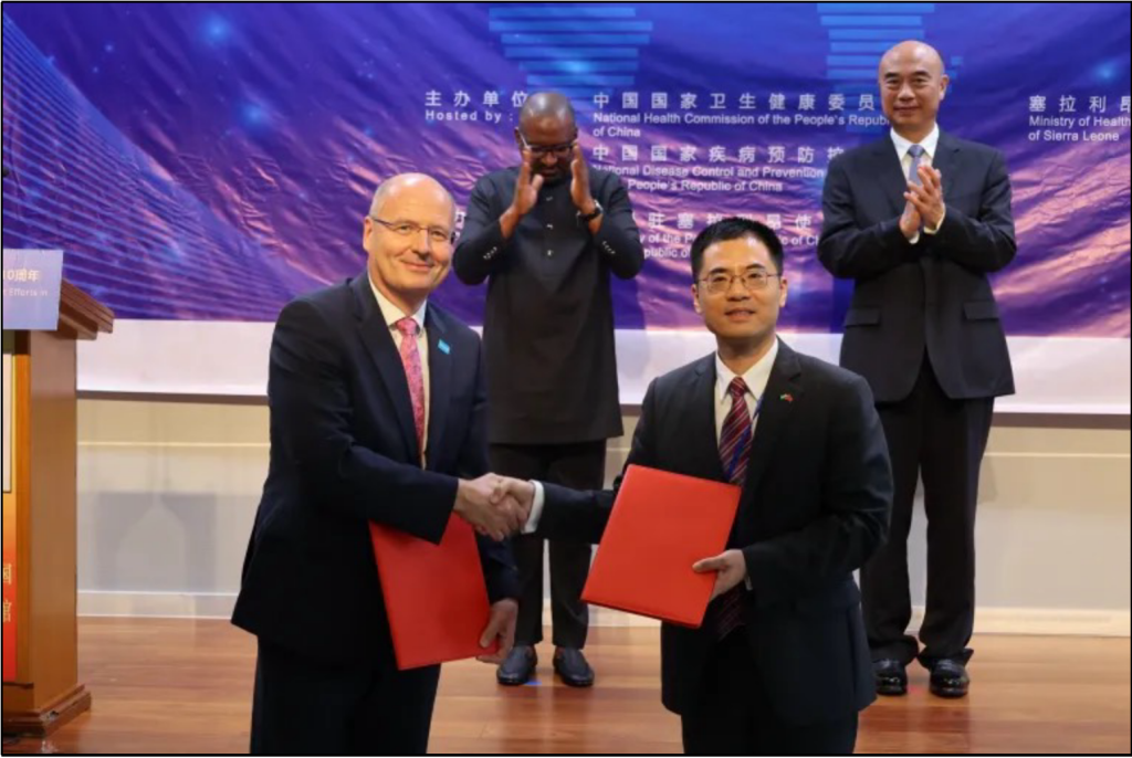 China and UNICEF Launch Major Health Partnership to Reduce Child Deaths in Sierra Leone