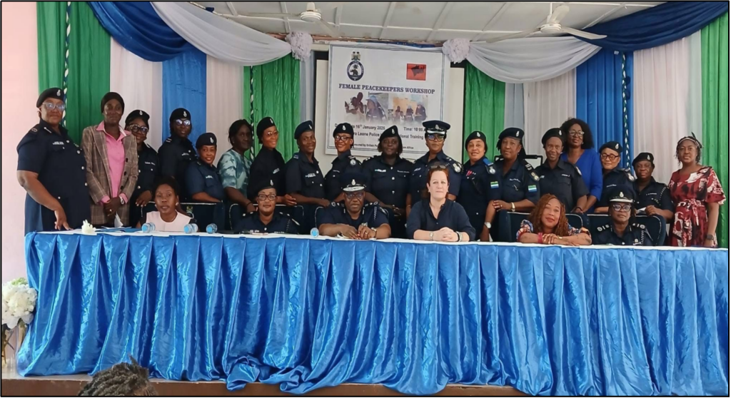 SLP trains 30 female officers for peacekeeping operations