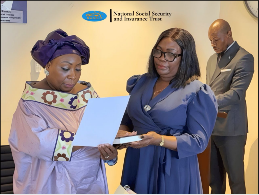 As Isata Marrah sworn in as NASSIT Board Chair: Labour Minister urges swift roll-out of Informal Sector Pension Scheme