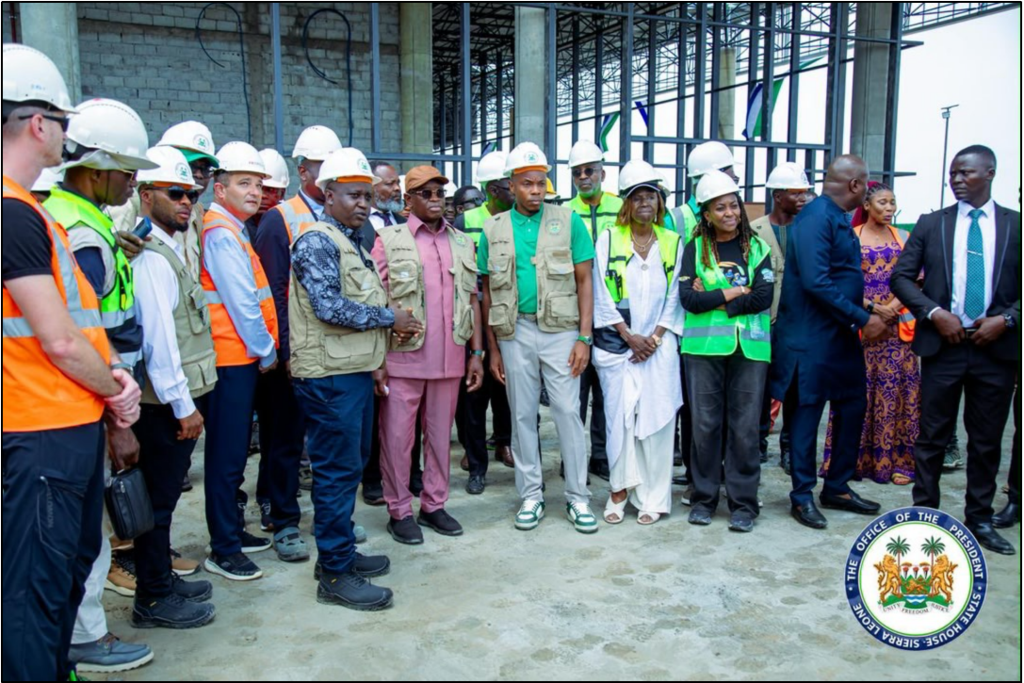 President Bio Tours Landmark Lungi Conference Centre as Sierra Leone Prepares to Host the ECOWAS Summit