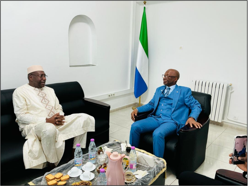 Guinea Ambassador calls on Sierra Leone Envoy in Algiers, reaffirms fraternal ties