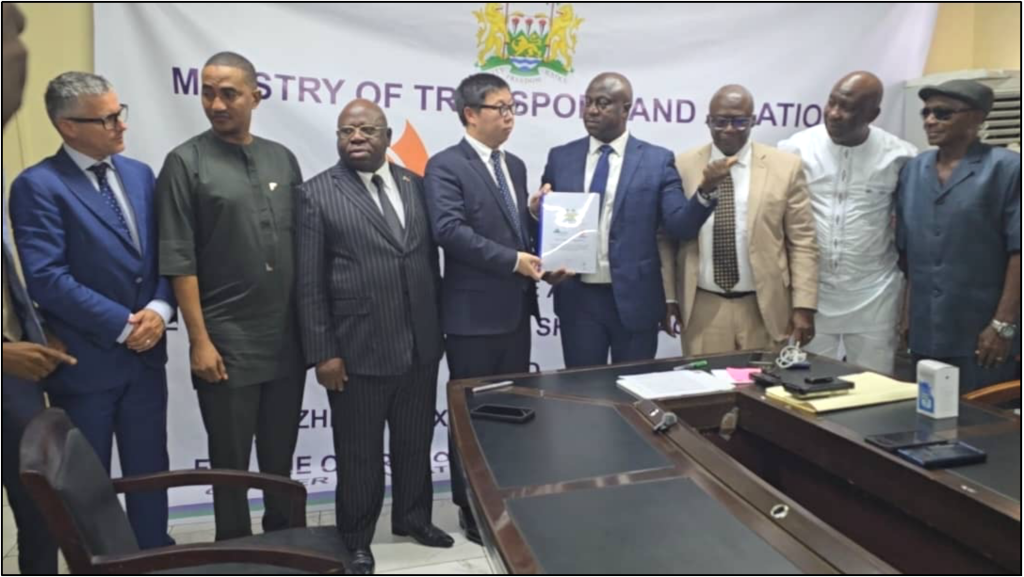 Sierra Leone signs ground-breaking joint venture with Zhejiang Xiehai to transform national shipping agency