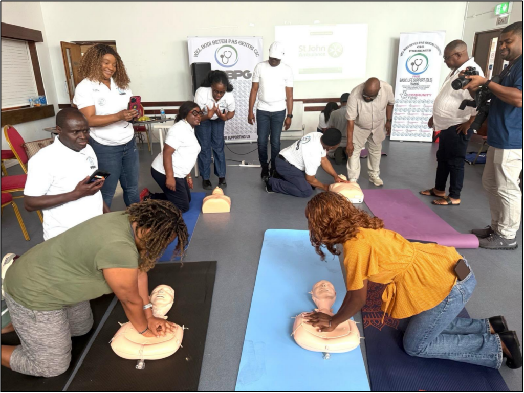 Sierra Leone High Commission Participates in Community Basic Life Support Training