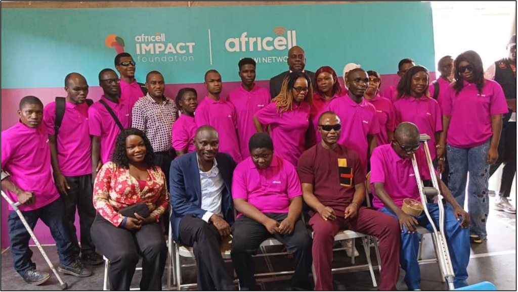 Africell opens telemarketing centre to empower visually impaired students