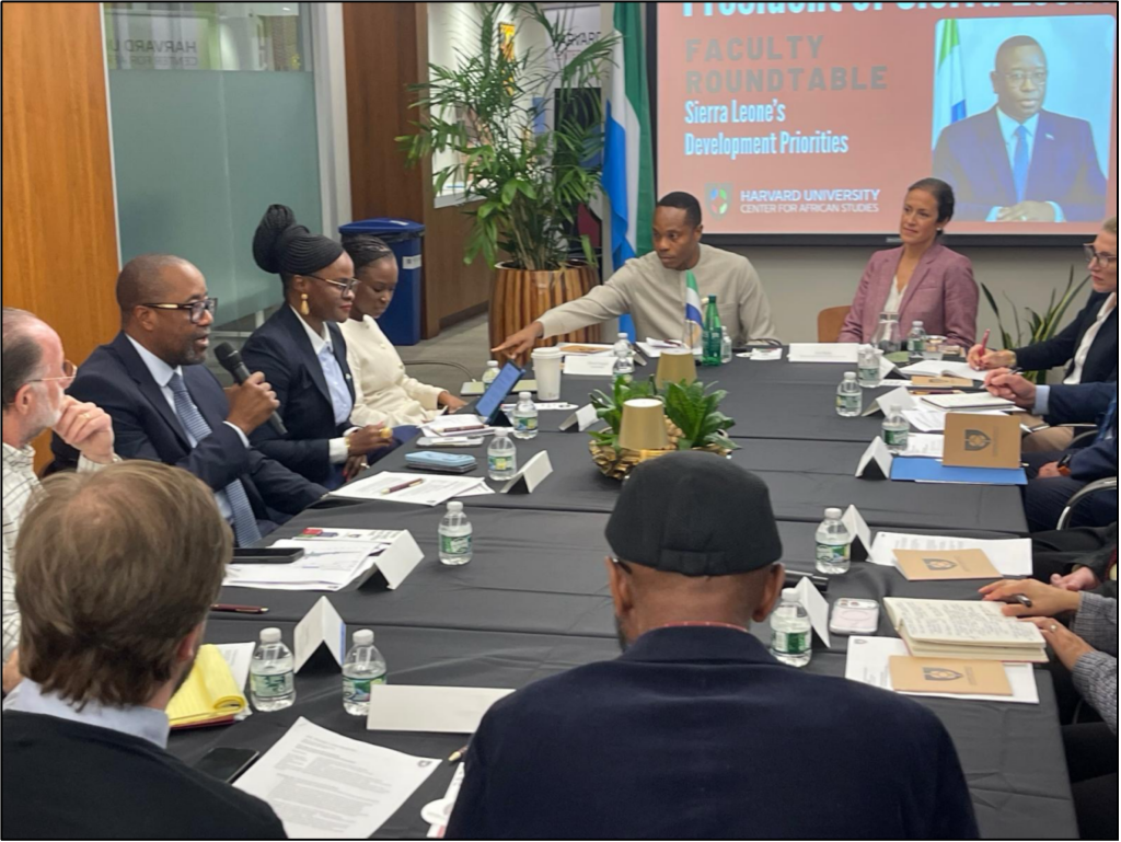 Harvard Scholars forge multi-sector partnerships with Sierra Leone Cabinet